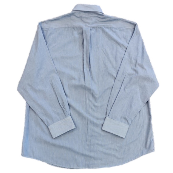 3/$20 John Bartlett Statements Blue Striped Button-Up Shirt - Picture 3 of 8